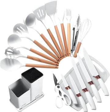 Knife &  Utensil Set with Stand